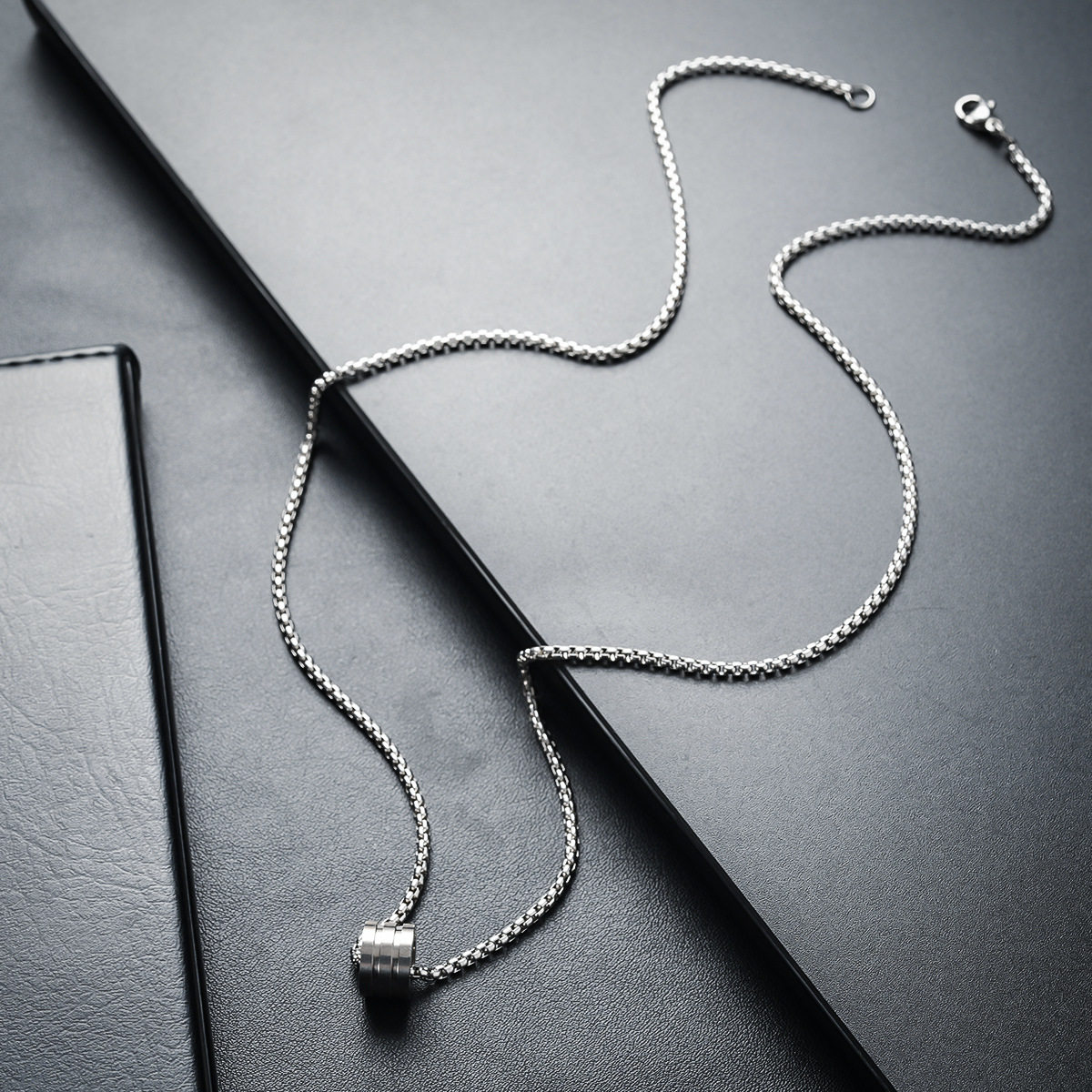 项链男钛钢不掉色简约百搭饰品女毛衣链新款时尚个性爆款嘻哈配饰