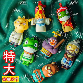 New Cartoon Soft Rubber Wave Mountain Little Monster Doll Blind Bag Kidsren's Kindergarten Prizes Small Gifts Gift Stall Products