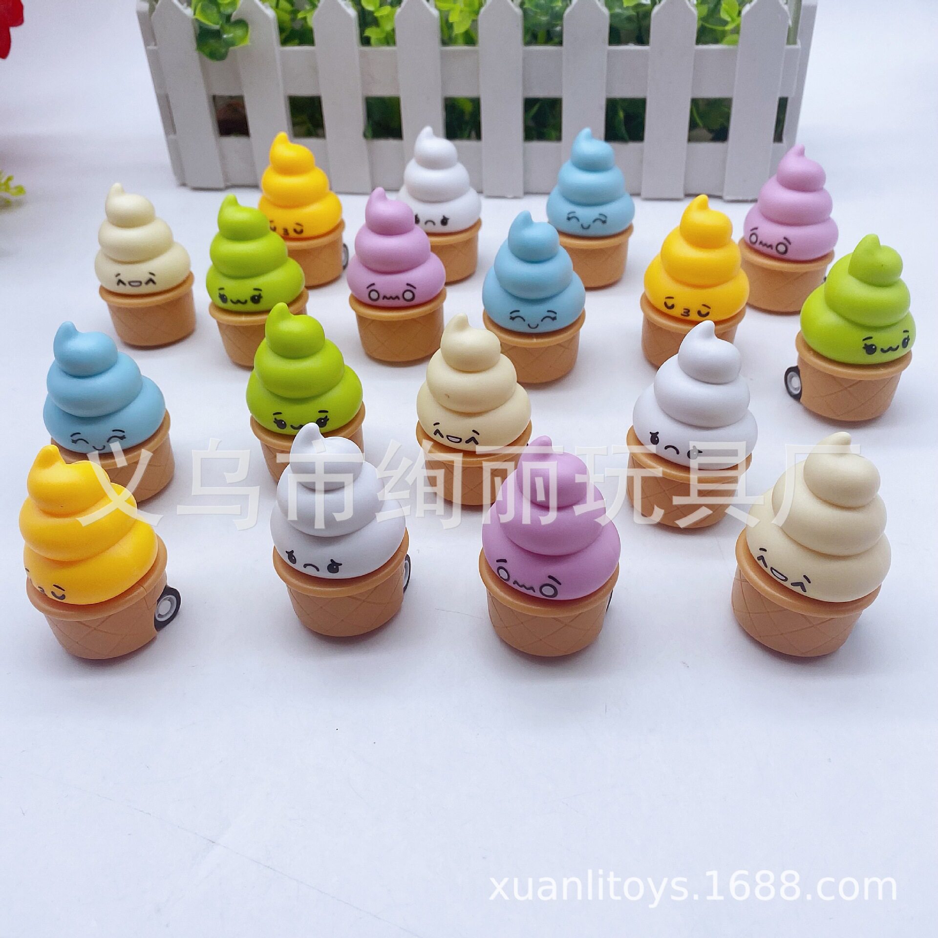 新款回力车 冰激淋回力车 雪糕惯性车子玩具  幼儿园礼品跨境玩具