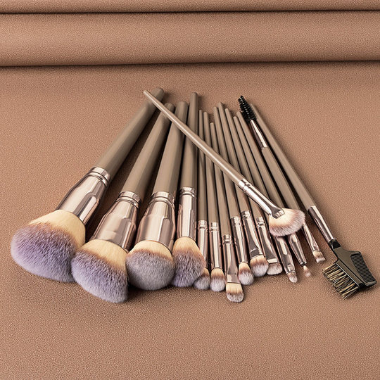 Jumbo 15-Piece Makeup Brush Set Cangzhou Soft-Bristled Blush Brush Loose Powder Brush Eye Shadow Brush Concealer Brush Beauty Tools