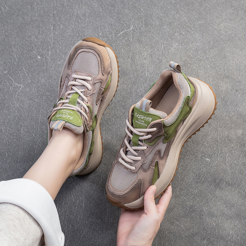 Giày Thể Thao Nữ Đế Cao Hàng Mùa Xuân Thu Đông