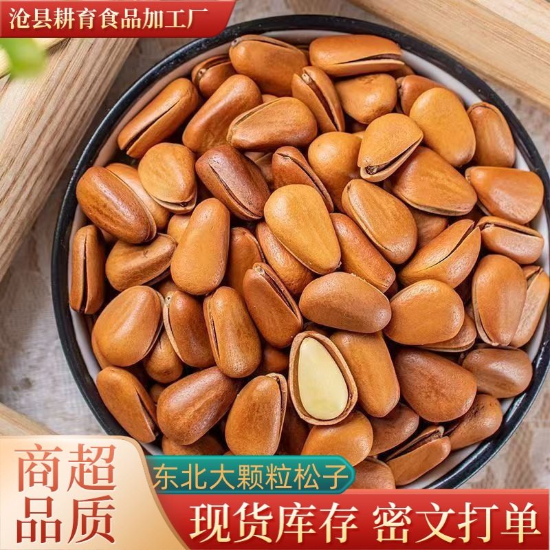 New Northeastern Pine Nuts, Large Kernels, Nuts, Dried Fruits, Bulk Snacks, 2025 Shelled Pine Nuts, Large Kernels, Wholesale