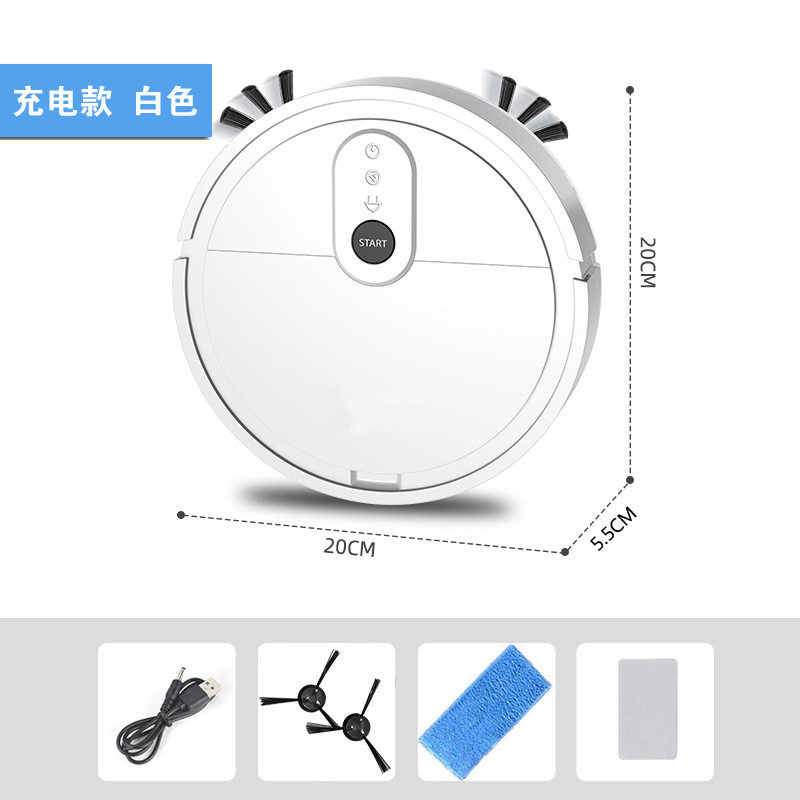跨境扫地机器人智能宠物毛发清洁机家用扫吸拖一体机自动打扫卫生