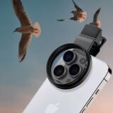 Точечный поляризатор для фотосъемки мобильного телефона с объективным фильтром с зажимом CPL поляризатор для устранения отражения HD фильтр 52 мм