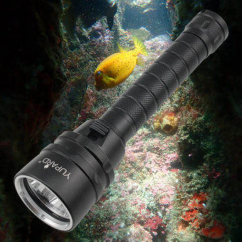 5 T6 purple LED diving flashlight fill light strong light diving long-range underwater flashlight purple flashlight