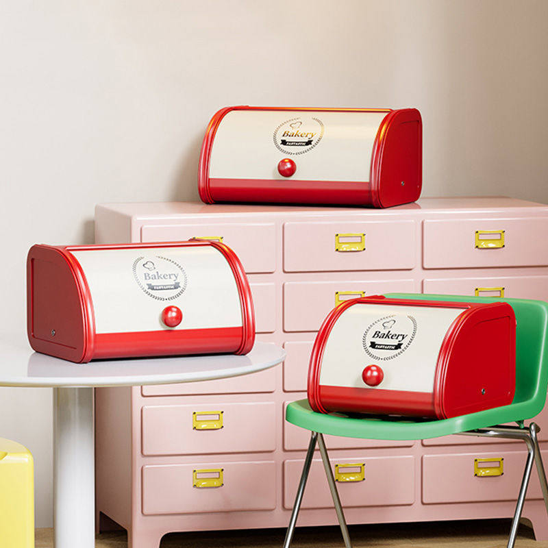 High-End Bread Box, Entrance Storage Box, Large-Capacity Desktop, High-Value Cosmetic Box, Snack and Beverage Storage and Organization