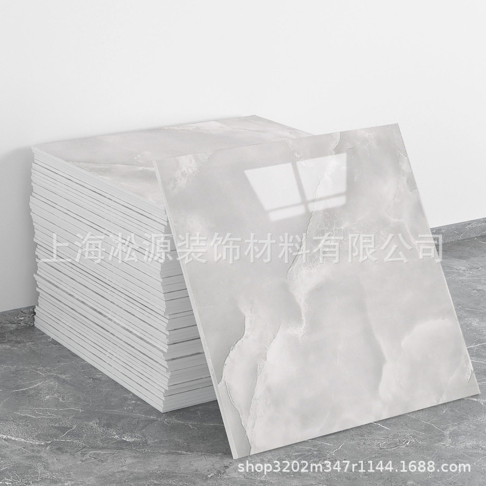 外贸跨境热销大理石仿瓷砖墙贴自粘防水防潮背景墙面装饰墙壁纸