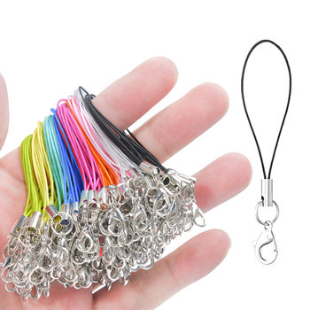 Colorful Lobster Clasp Phone Lanyard Phone Chain DIY Material Rope Doll Pendant Rope Handmade Pendant Rope