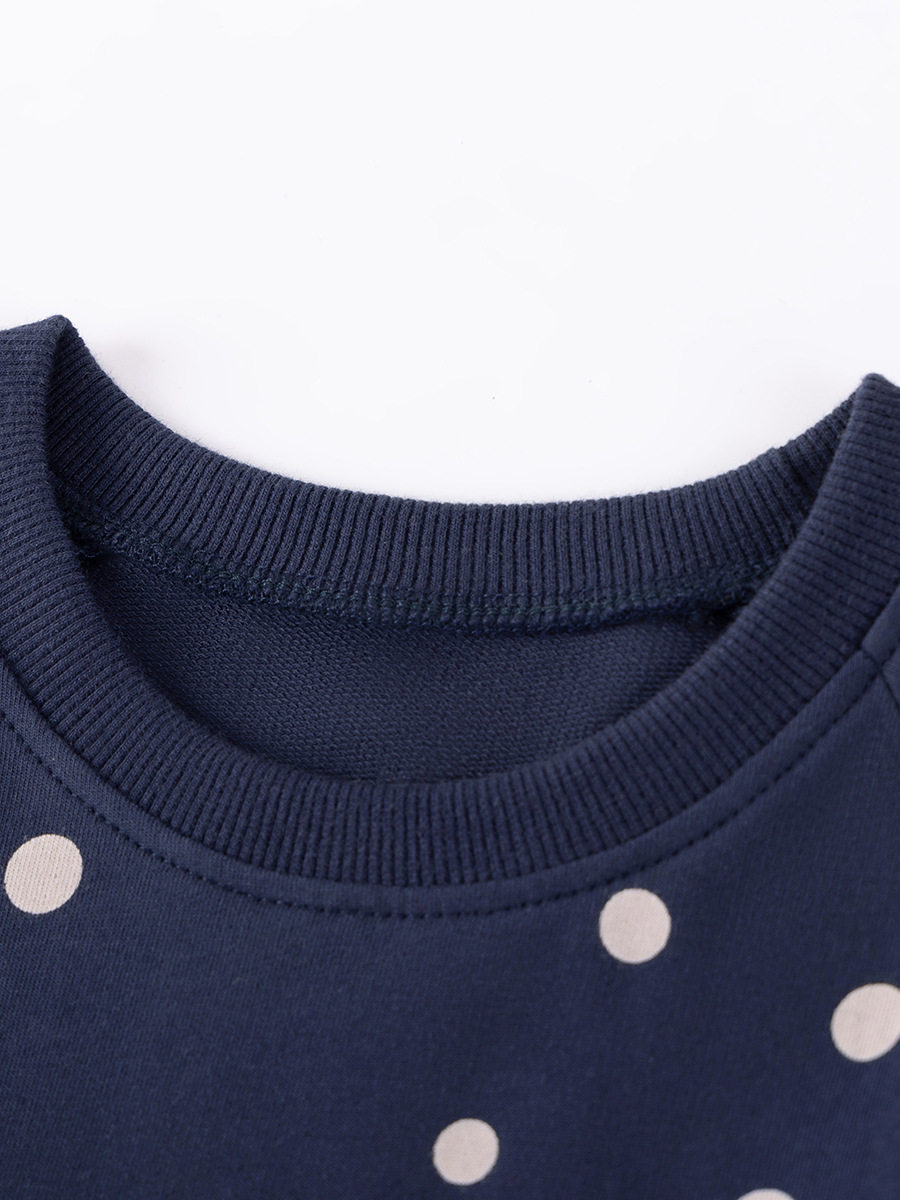 Kids' Clothing Factory Kids' Dress Wholesale, Cartoon Girls' Dress, Autumn Long-sleeve Cotton Dress