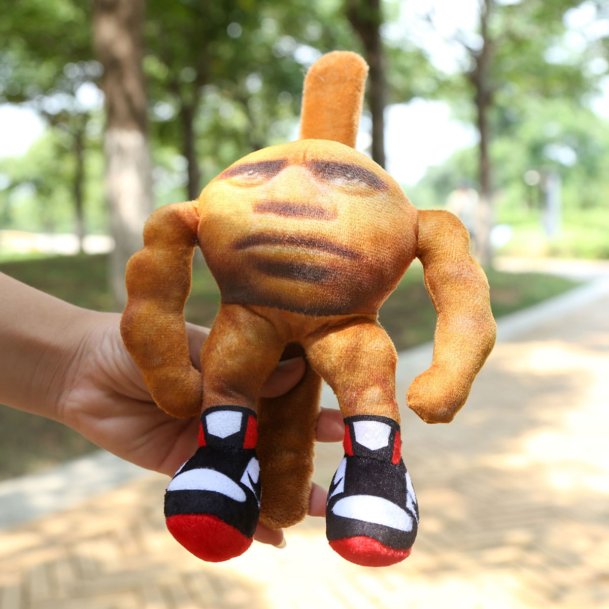 融合山海经啪啪圈手环毛绒玩具跨境木棍人玩偶公仔批发国外布娃娃