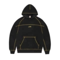 782-yellow line sweatshirt/black