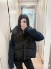 [Samsung 95 Velvet] Lu's New Four-Compartment down Vest for Women, Autumn and Winter 95 Velvet Hooded down Vest for Women