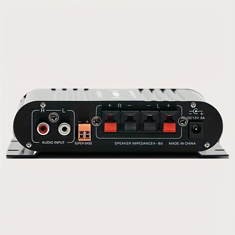 St8382.1 Power Amplifier for Home and Car Use, 12V Power Amplifier, Hifi 2.1 Channel Amplifier