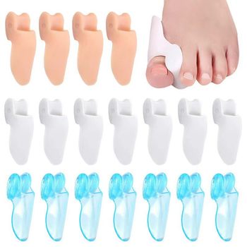 Wholesale Big Foot Thumb eversion Silicone Orthotic Toe Separation Anti-wear Anti-pain Single Hole Day and Night Toe Split