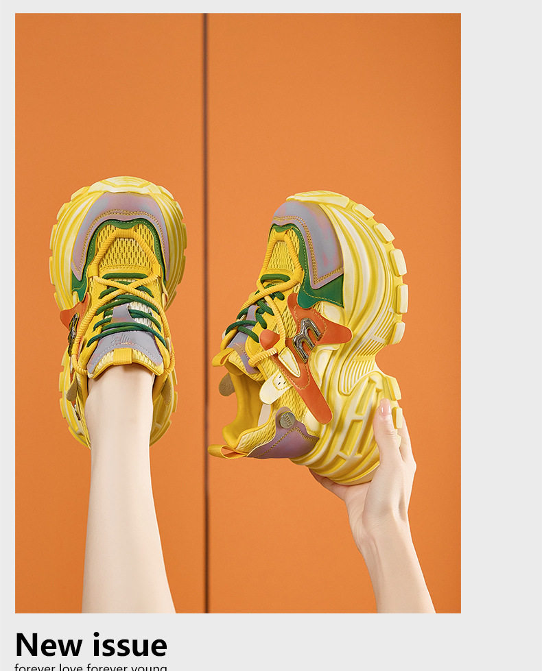 Giày sandal cao gót nữ hở mũi đế dày tăng chiều cao 2026 — Quả cầu, Xanh lá, Trắng chi tiết 16