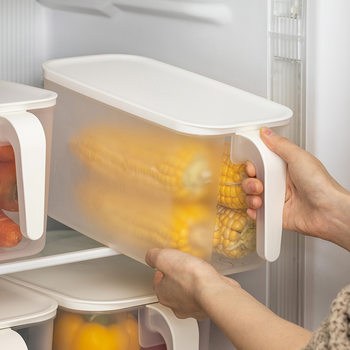 Refrigerator Storage Box Food Grade Fresh-keeping Box Kitchen Vegetable Dumpling Finishing Artifact Freezing Special Egg Storage Box