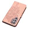 For Samsung S23ultra Butterfly Embossed Phone Leather Case S23plus Flip Cover Card Protection Case Hand Rope Case