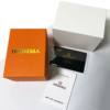 2026 New Fashionable Orange Gold-Stamped Square Watch Case, Super Hard, Elegant and Versatile