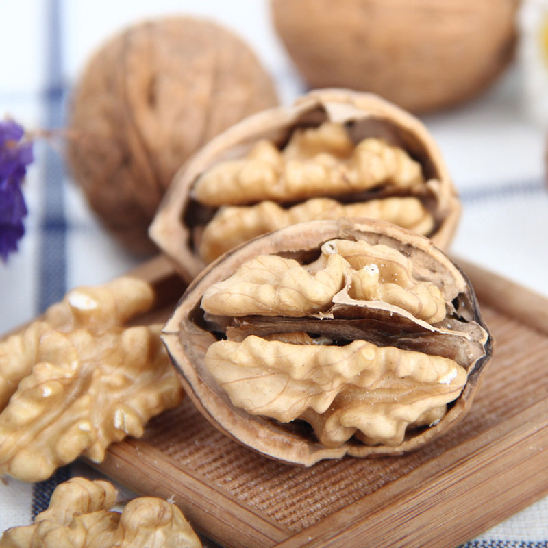 Yunqianwei Yunnan Organic Walnut Fruit 500g Thin-Skinned Pecans Ugly Walnuts Hotel Wholesale