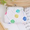 New Cute Ice Cream Print Coin Purse Women's Mini Portable Clutch Bag