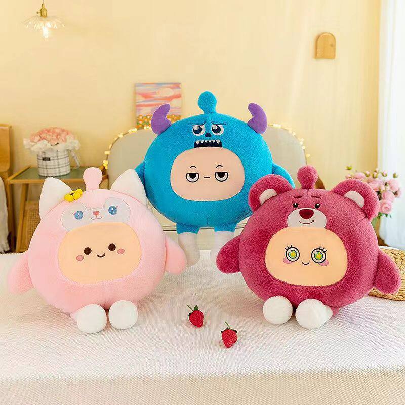 40厘米12寸大号毛绒玩具地推礼品娃娃婚礼互动公仔玩具活动定logo