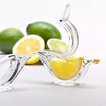 Transparent Bird-Shaped Acrylic Manual Lemon Juicer Mini Small Fruit Manual Juicer for Home Use