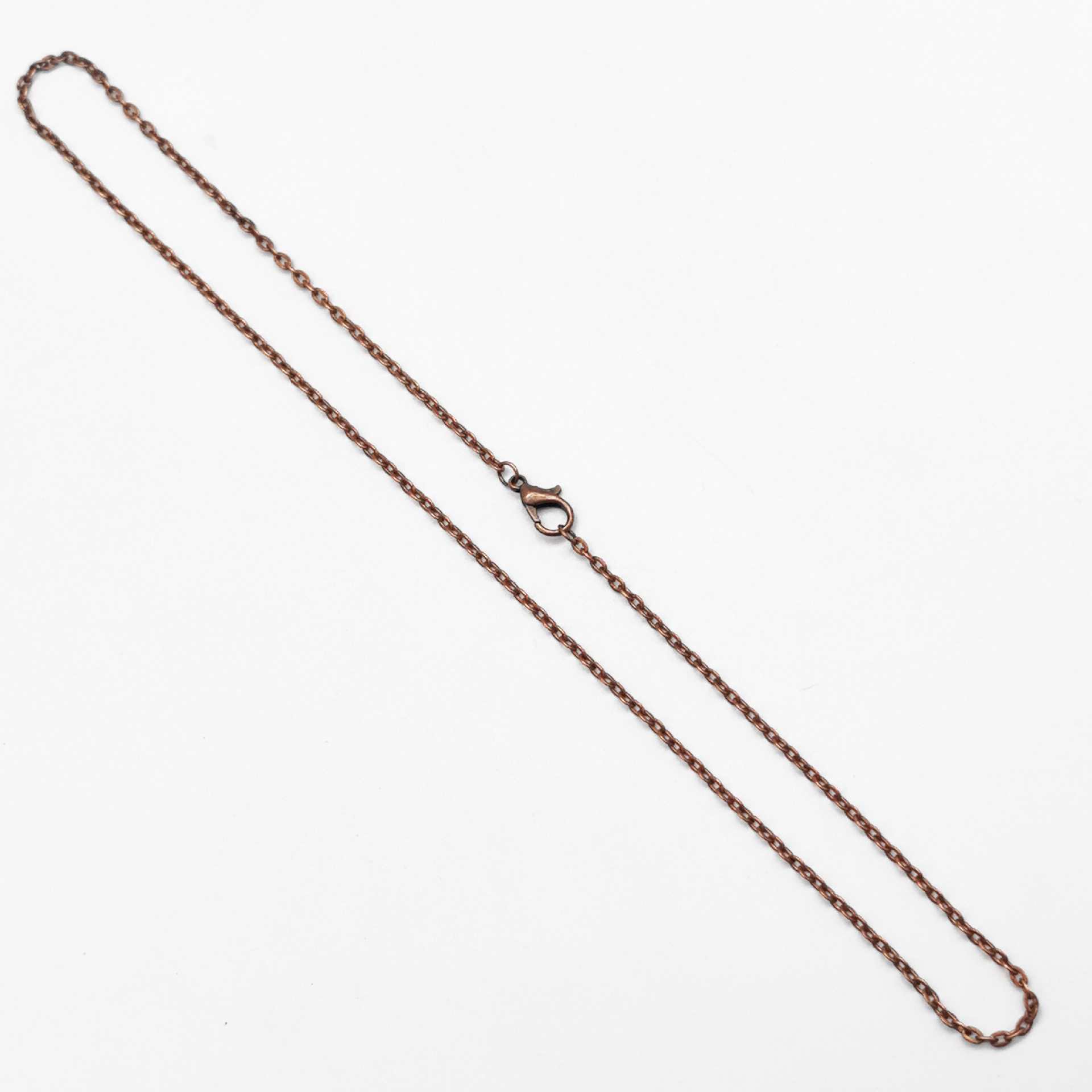 服饰饰品配件项链链条批发 十字平压链 O字链 吊坠配链 挂龙虾扣