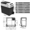 New Portable Car Refrigerator for Outdoor Use, 15~100 Liters, Compressor Cooling, Car Refrigerator for Cross-Border Use