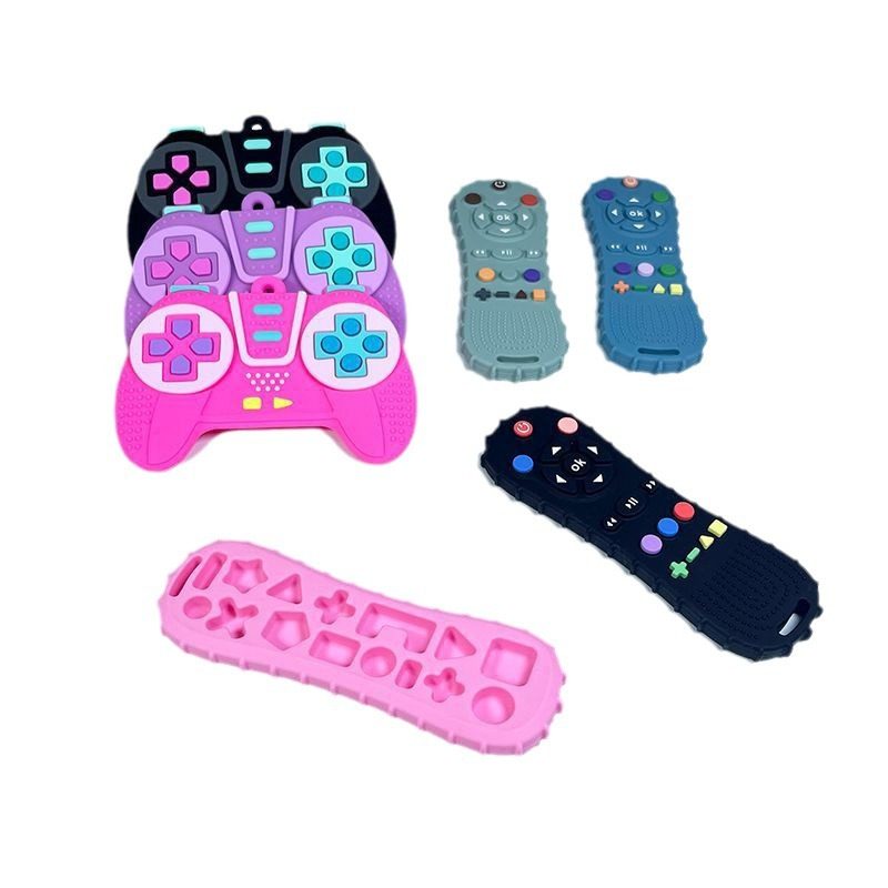 Amazon New Baby Gum Grinding Stick Baby Gum Anti-eating Hand Remote Control Gum Toy Maternal and Infant Products