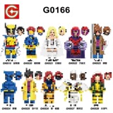 G0166 собранные строительные блоки GH0519-0528 упакованные детские игрушки для внешней торговли оптом