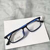 Pure Titanium Glasses Frame Ultra Light TR90 Myopia Glasses Men's Full Frame Elastomeric Lacquer Glasses Business Box 9821