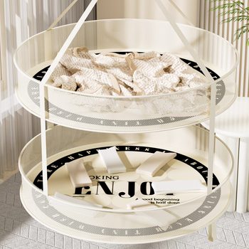 Double-Layer Flat Drying Net for Socks and Clothes, Sweater Drying Rack, Dian Guan Double-Layer Drying Basket