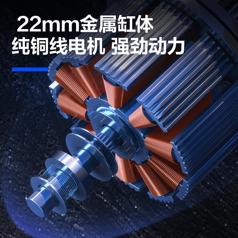 Deli car air pump digital display double cylinder portable small lithium battery car tire SUV car air pump electric