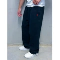 6 Navy Blue + Red Label Embroidery