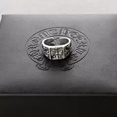 Vintage Silver Ring Vintage Thai Silver Tail Ring Crostar Ring Finger Ring Pinkie Women's Cross Ring