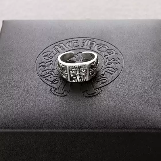 Vintage Silver Ring Vintage Thai Silver Tail Ring Crostar Ring Finger Ring Pinkie Women's Cross Ring