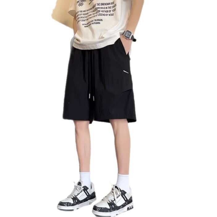 日系cityboy纯色工装短裤男士夏季外穿薄款宽松休闲男生五分裤子