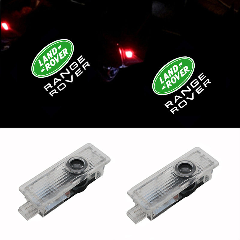 สำหรับ Land Rover ไฟต้อนรับ LED รุ่น Rover Range Discovery 3 4 Freelander 2 ไฟบรรยากาศเลเซอร์ติดประตู