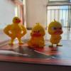 Cross-Border Popular 1-Piece/3-Piece Set of Funny Combination Duck House, Home Decoration Desktop Ornaments