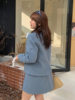 Beautiful K2580 Plus-Size Women's Woolen Blazer + Skirt Set 2025 Winter Clothing