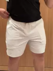With Label Lu Cross-Border Ltt Men's Summer Casual Sports 7inch Shorts Without Lining, Lightweight, Quick-Drying, Breathable, Fitness Shorts