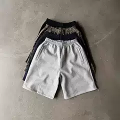 European and American Cross-Border 2025 Summer Unisex Loose Casual Shorts High-Waisted Elastic Letter Embroidery Five-Point Sweatpants
