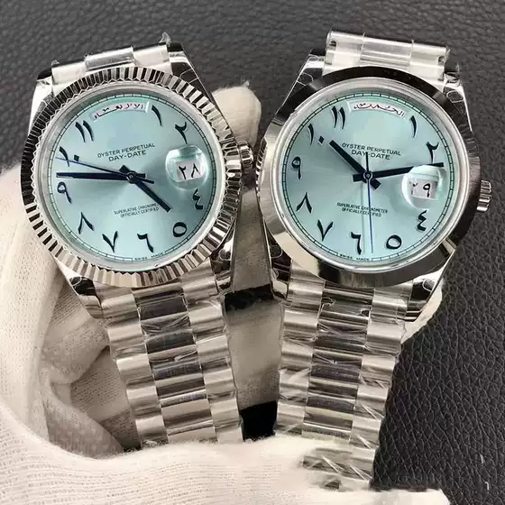 Gs Factory Labor Home Eastern Sunday Mechanical Watch Middle Eastern Text Dial Calendar Week Display Men's Watch