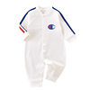 Newborn Baby Spring and Autumn Pure Cotton Romper Infant Long-Sleeve Jumpsuit Hundred-Day Birthday Outing Clothes Crawling Suit One-Piece