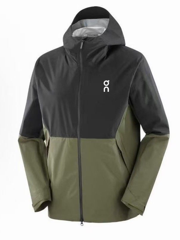 Onapa Jacket Spliced Hooded Windproof Zipper Outdoor Sports Casual Jacket Dropshipping