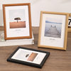 Photo Frame 6inch Empty Frame Display Stand with a High-End Feel 10inch A4 Creative Simple Arc-Shaped Wooden Puzzle Picture Frame