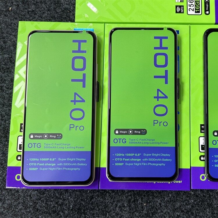 Экспортный смартфон hot40pro 16 + 256G международный HD Android смартфон TK оптом Изображение 1
