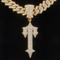 Gold Letter Single Pendant