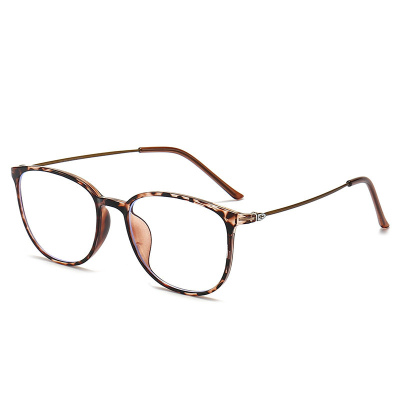 2212 New Anti-Blue Light Glasses Frame for Men and Women Japanese Style Square Frame Student Flat Myopia Glasses Ultra-Light Frame