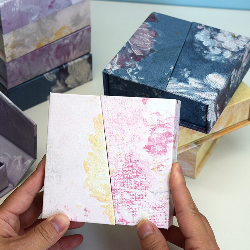 New Chinese Style Magnetic Split Gift Box Crystal Bracelet Suspended Packaging Box Bracelet Necklace Gift Packaging Box